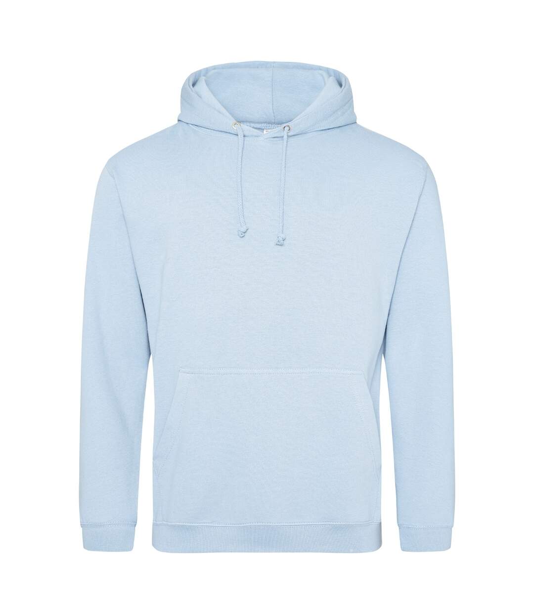Sweat À Capuche College Adulte Bleu Ciel Awdis-1