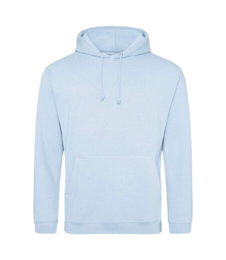 Sweat À Capuche College Adulte Bleu Ciel Awdis