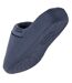 Isotoner Chaussons Mules homme velours ultra doux, semelle ergonomique soutien plantaire, mousse à mémoire forme-5