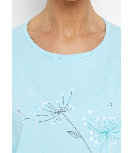 Chemise de nuit courte coton uni - lot de 2