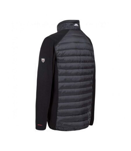 Trespass Mens Saunter Full Zip Fleece Jacket (Black)
