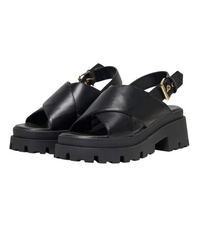 Womens/ladies onldoja 10 sandals black Only