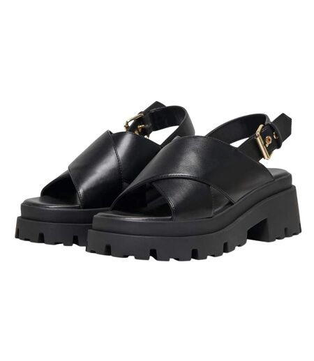 Womens/ladies onldoja 10 sandals black Only