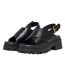 Womens/ladies onldoja 10 sandals black Only-1