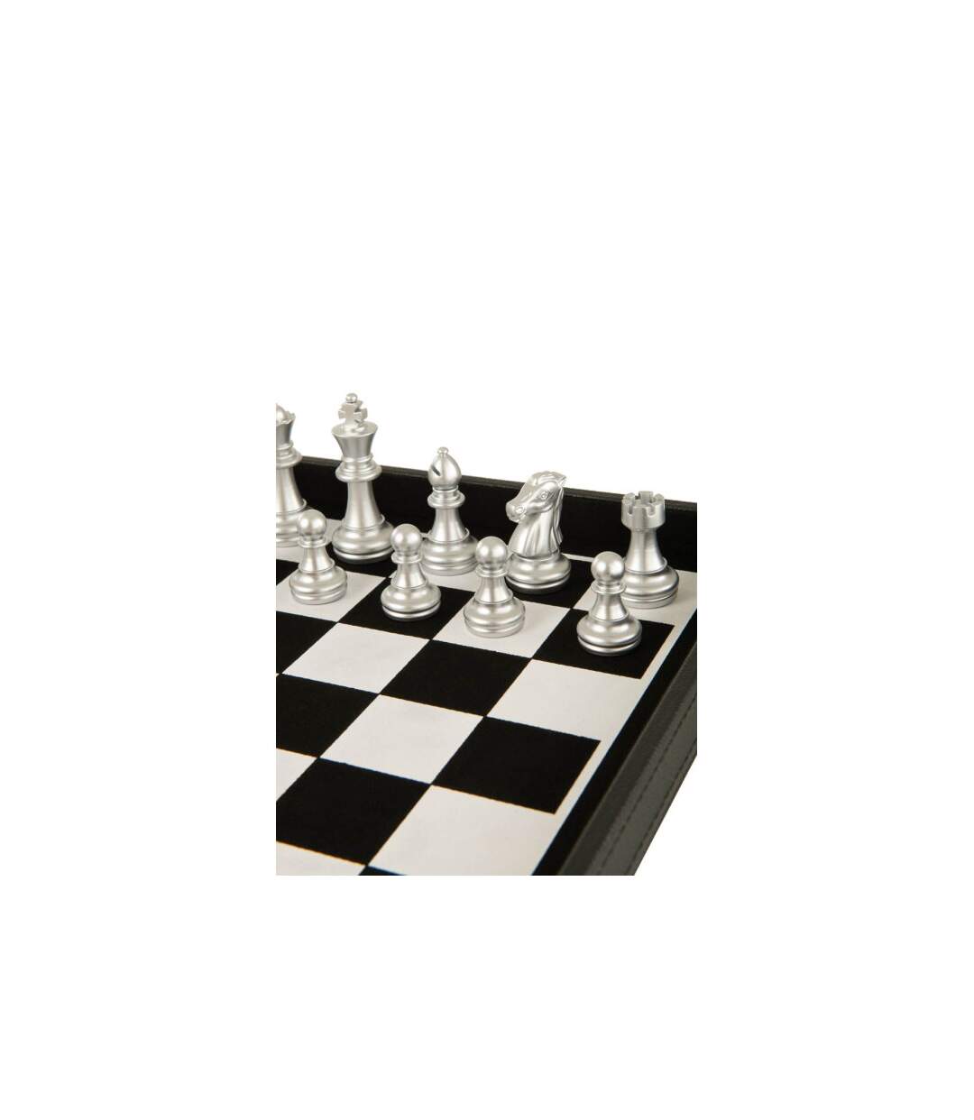 Boîte Jeux de Cartes & Échiquier Ezra 35cm Noir-5