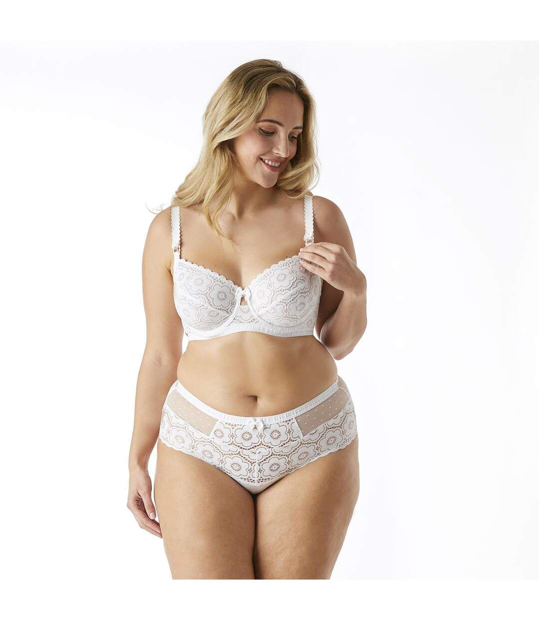 Soutien-gorge armatures grand maintien blanc Affinité