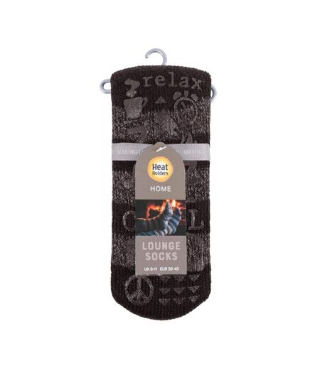 Chaussettes de Lit Homme Thermiques Antidérapantes