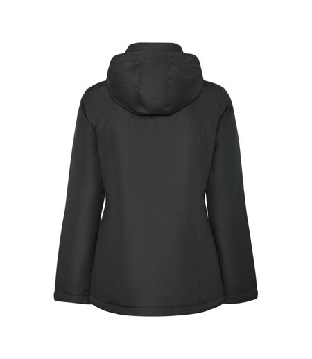 Womens/ladies america padded parka dark lead Roly