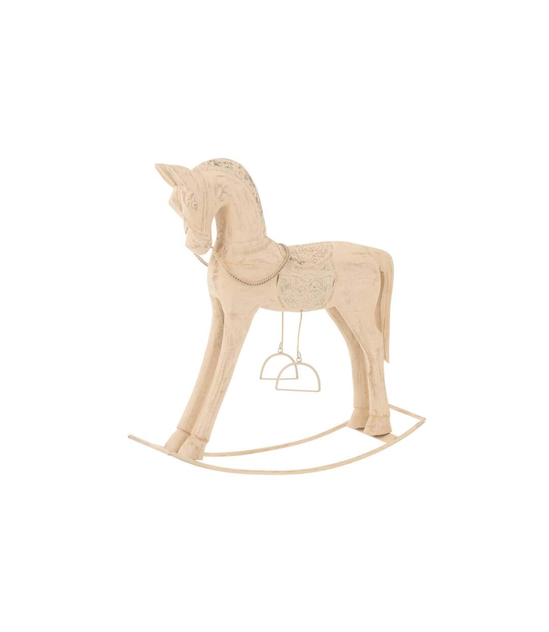 Cheval à Bascule en Bois Wiley 53cm Naturel-1