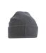 Beechfield Thinsulate Removable Patch Beanie (Graphite Grey) - UTBC4996-2