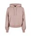 Sweat À Capuche Femme Rose Pâle Build Your Brand-1