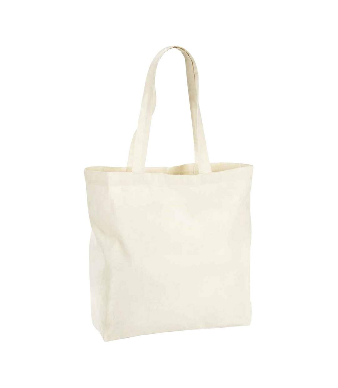 Recycled Cotton Oversized Tote Bag One Size Natural Westford Mill-1