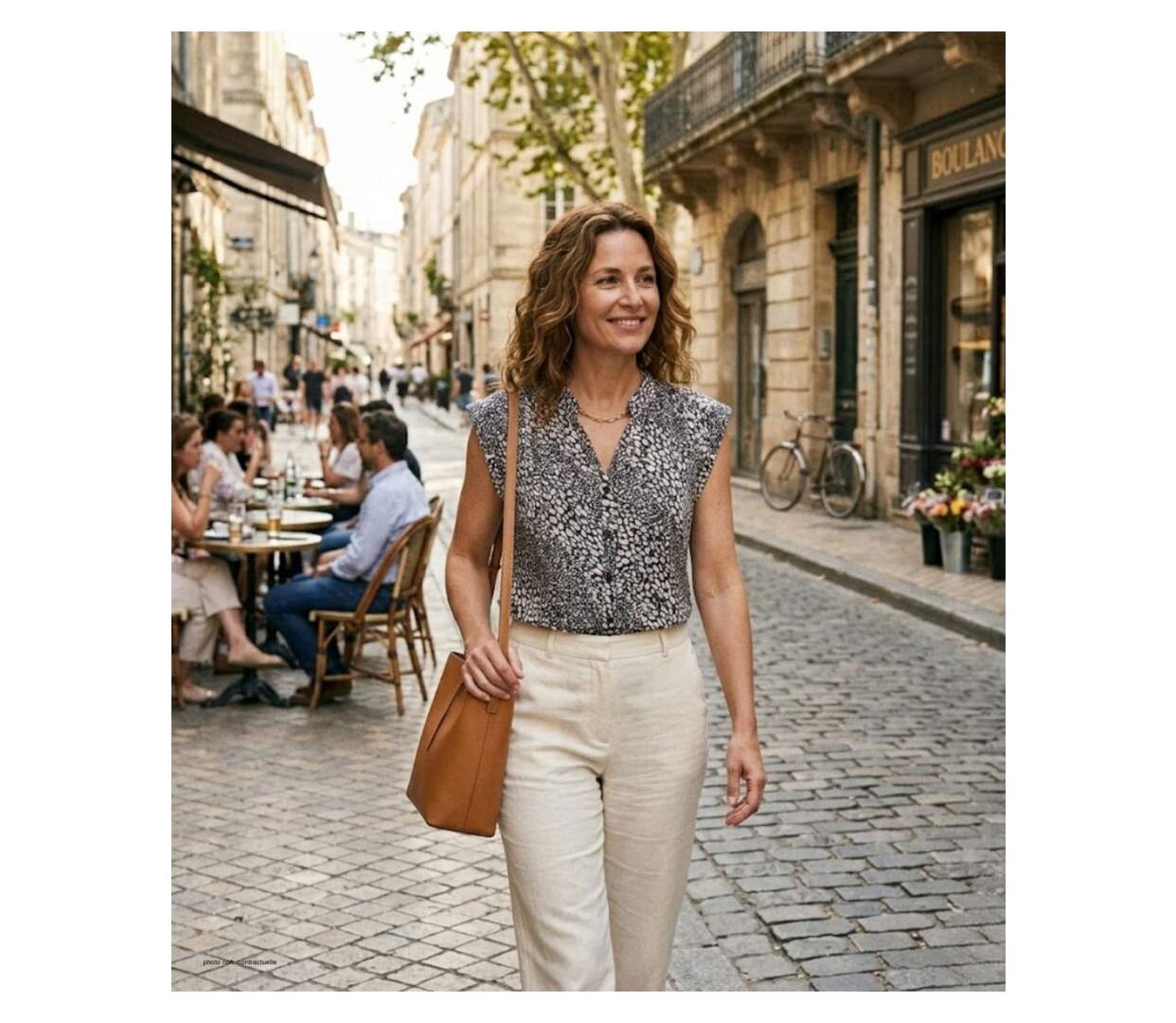 Chemisier sans manches MAYFLOWER N1132A : le top en viscose fluide pour un été frais et élégant-5
