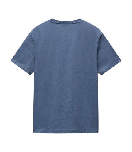Mens Salis Logo Short-sleeved T-shirt Stormy Weather Napapijri