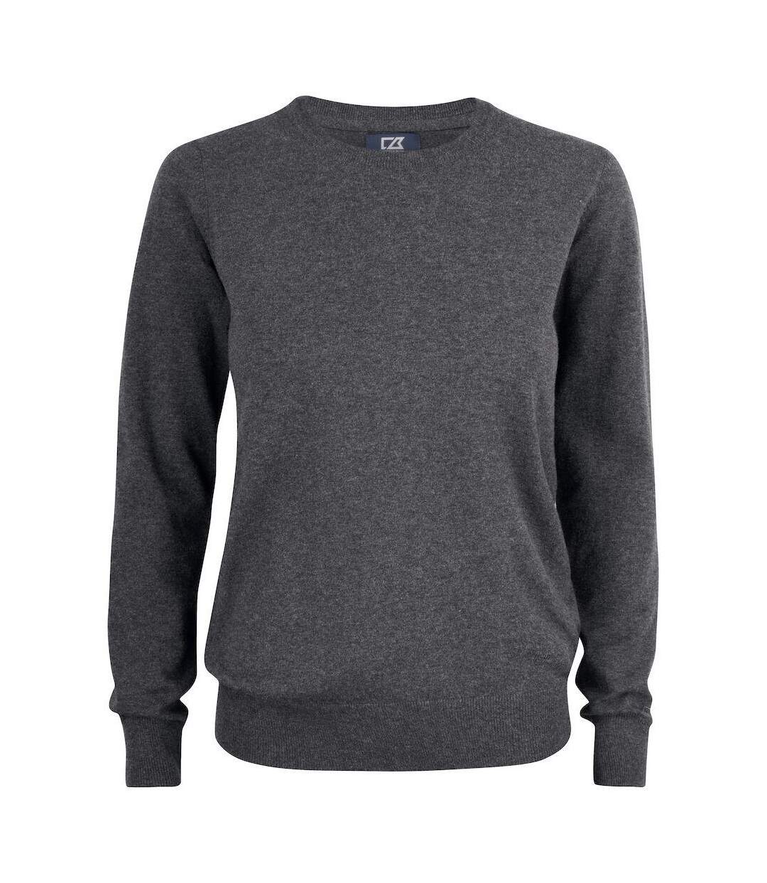Sweat Oakville Femme Anthracite Chiné Cutter & Buck-3
