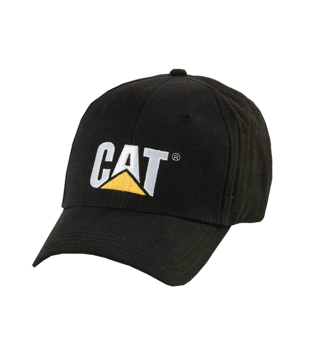 Unisex Adult Logo Baseball Cap Black Caterpillar-1