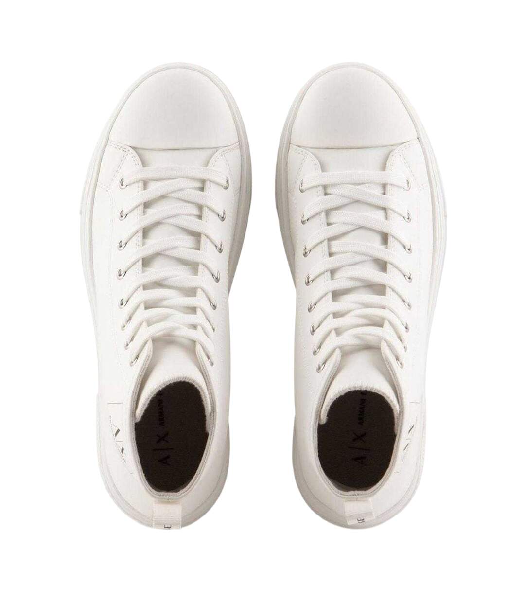 Baskets Montantes Femme Blanc Cassé Armani Exchange-4