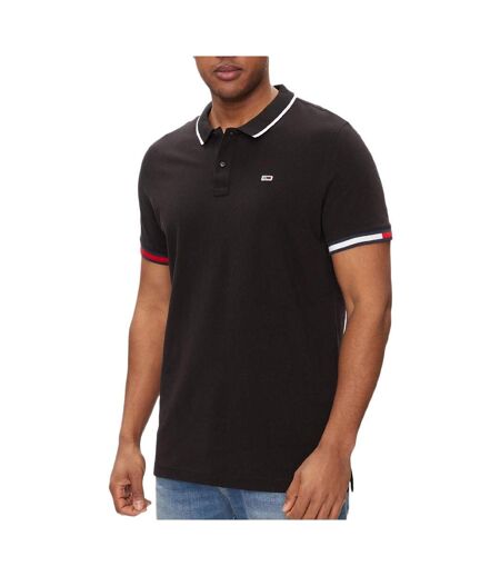 Polo Noir Homme Tommy Hilfiger DM0DM12963 - S