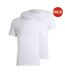Pack Of 2  Mens Comfort T-shirt  White Boss-1