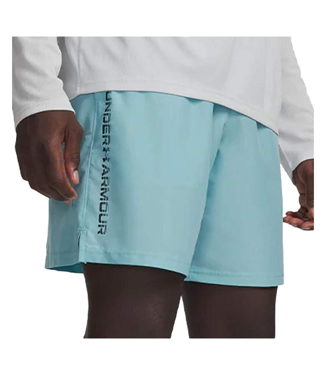 Short de sport bleu homme under armour ua tech woven-1