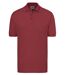 Polo manches courtes - Homme - JN070C - rouge bordeaux