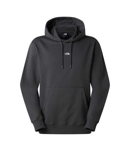 Mens Essential Overhead Relaxed Fit Hoodie Anthracite Grey The North Face