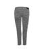Jean skinny blanc/noir femme vans moto-2