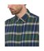 Chemise Motif/style Motif Écossais Homme Bleu Vert Original Penguin-3