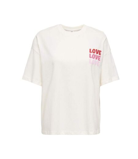 T-Shirt blanc femme jdy carla