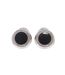 Mens Simony Polished Business Cufflinks One Size Black Boss-1