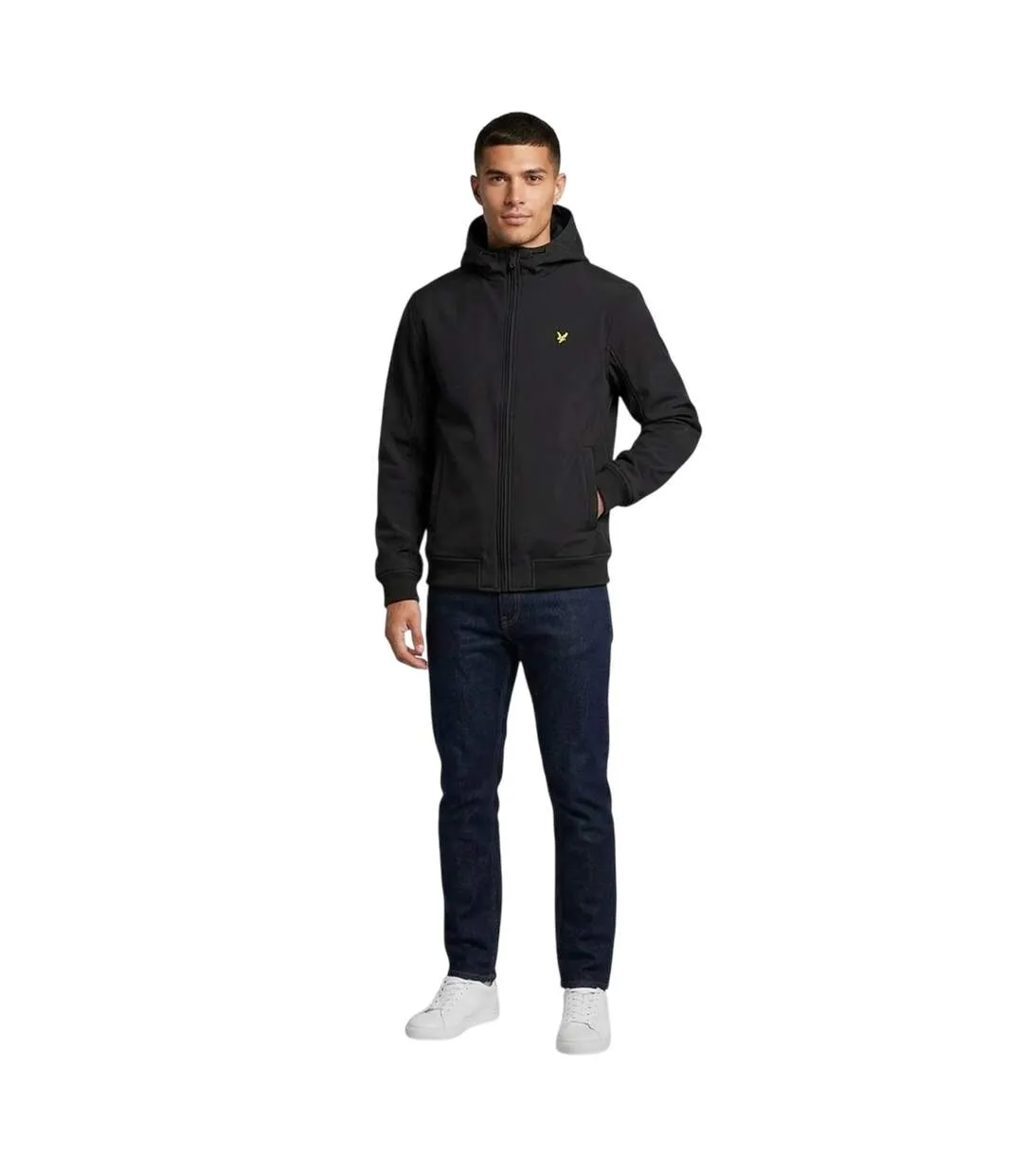 Mens Soft Shell Jacket Jet Black Lyle & Scott-4