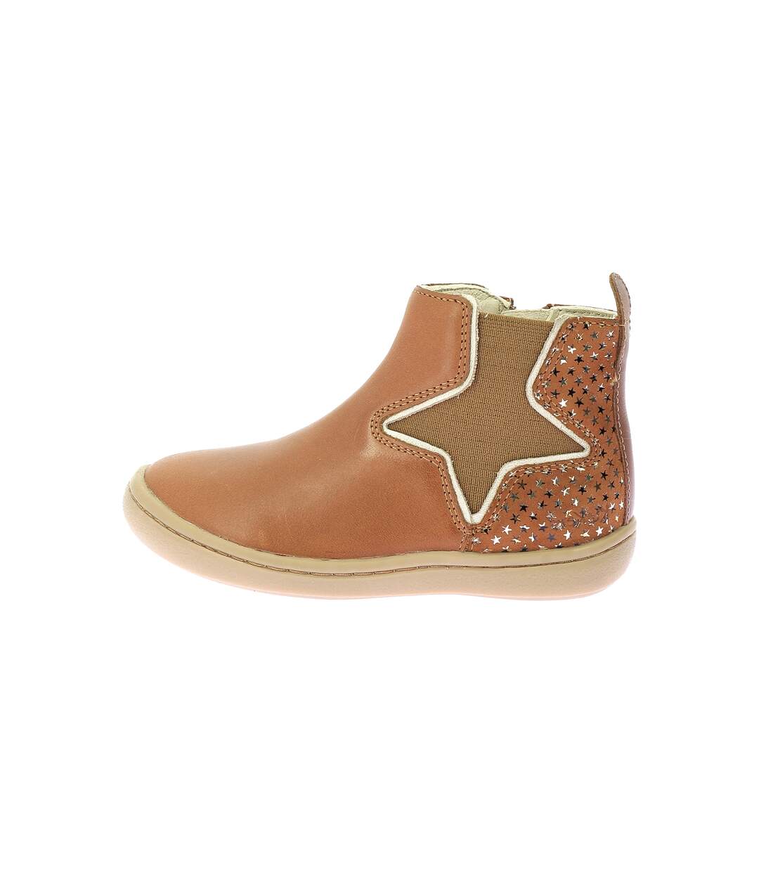 Basket Montante Cuir Enfant Kickers Kick Popstar-1