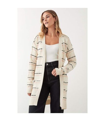 Dorothy Perkins - Cardigan - Femme (Blanc cassé / Noir / Rose) - UTDP1121