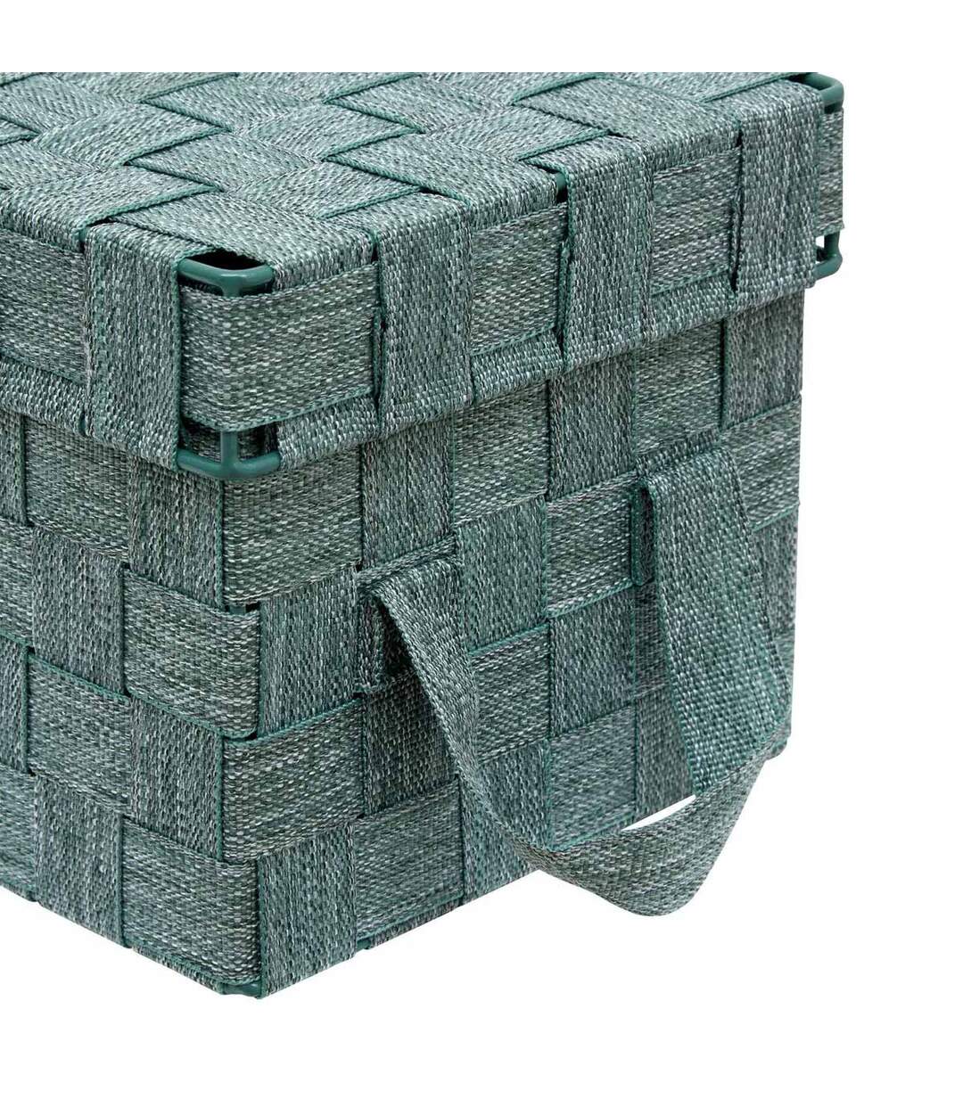 Lot de 2 Boîtes de Rangement Lise 35cm Vert-4