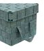 Lot de 2 Boîtes de Rangement Lise 35cm Vert-4