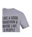 T-shirt Like A Good Marathon Homme Gris AWD-3
