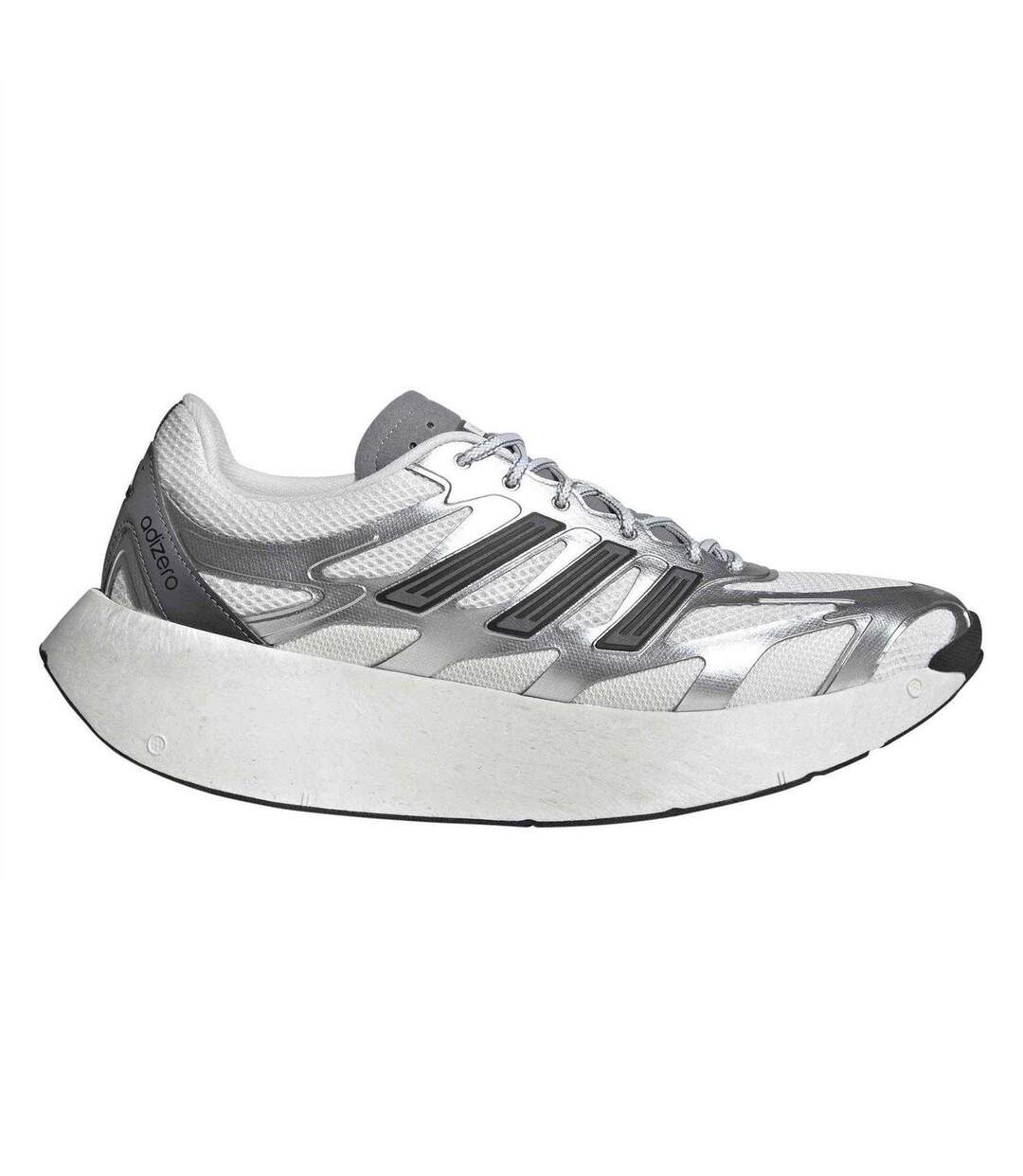 Womens/ladies Adizero Aruku Walking Shoes Silver White Adidas-1