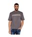 Mens Best Fade Cartoon Logo Loose Fit T-shirt Charcoal Grey DSquared2-3