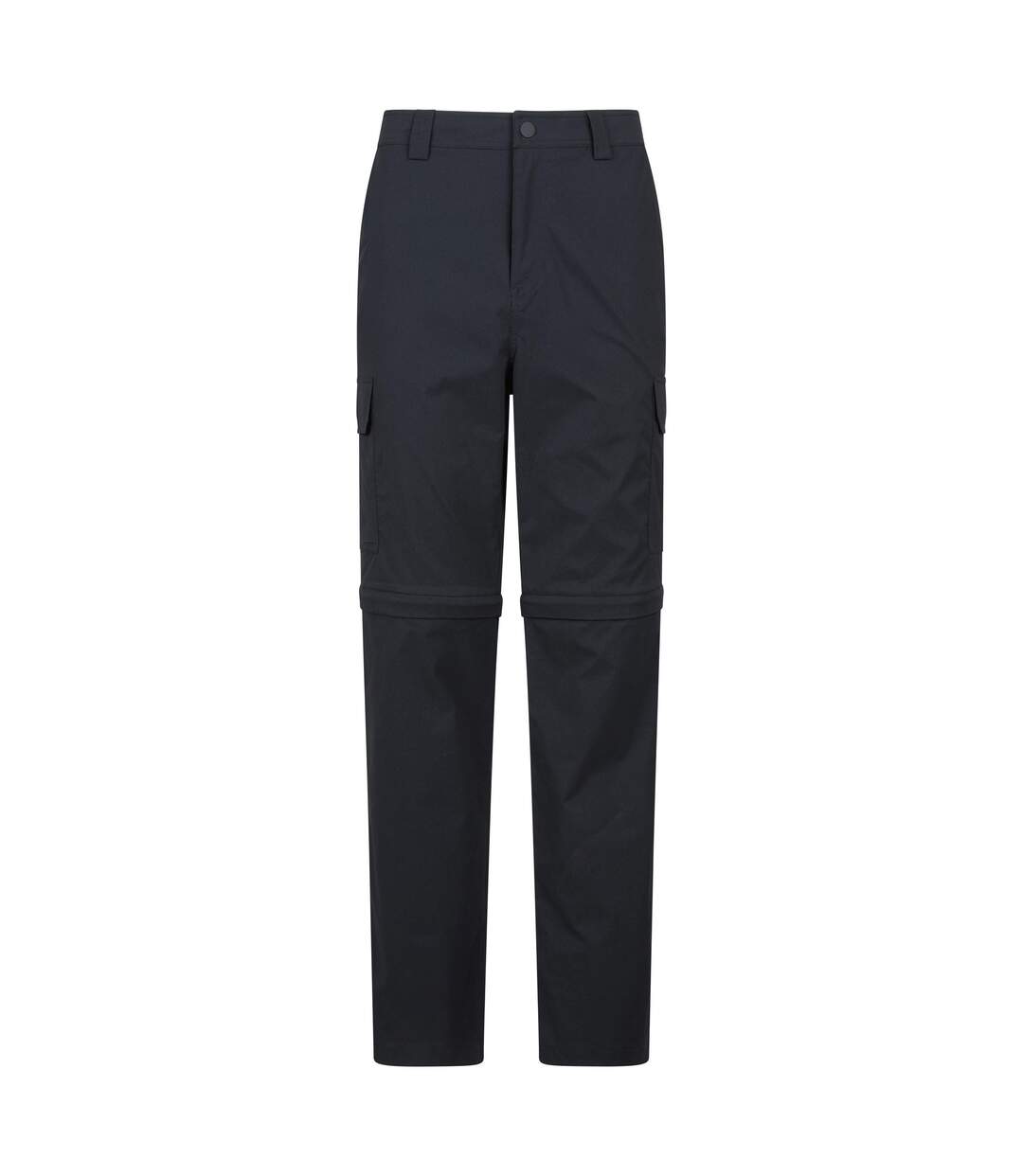 Pantalon Uni Et Extensible 2-en-1 Delta Homme Noir Mountain Warehouse-1
