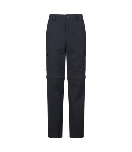 Pantalon Uni Et Extensible 2-en-1 Delta Homme Noir Mountain Warehouse