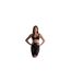Short Gainant Motif/style Sans Coutures Femme Noir Bye Bra-1