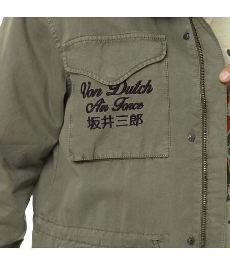 Veste militaire homme en coton avec patch Field Vondutch