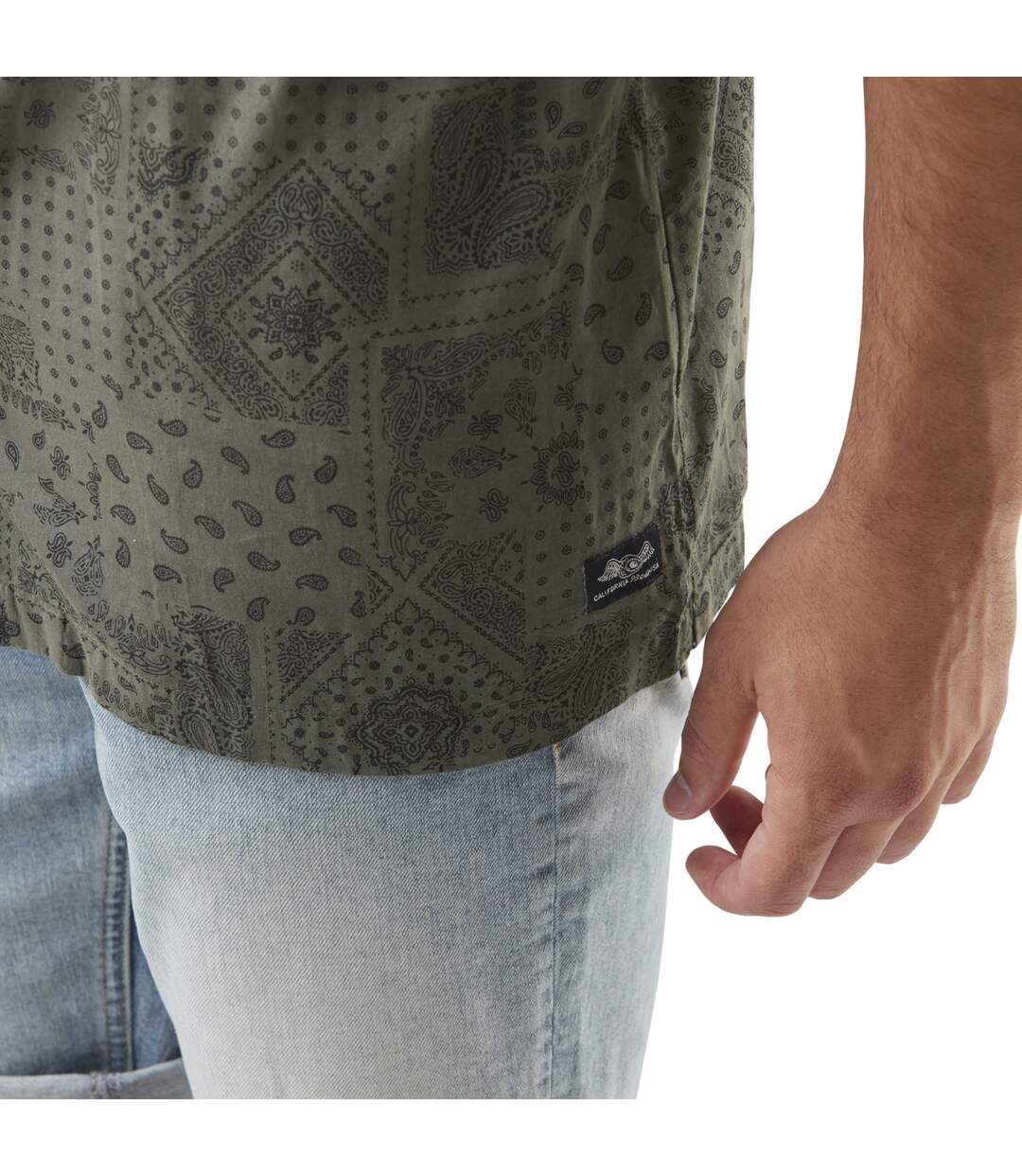 Chemise homme pique Paisley en coton Vondutch