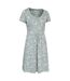 Womens/ladies essentials lora floral skater dress pale green Mountain Warehouse-4