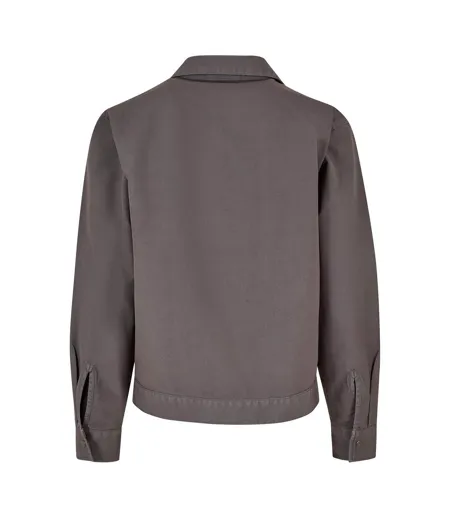 Mens Overdye Wear To Work Jacket Dark Shadow Urban Classics