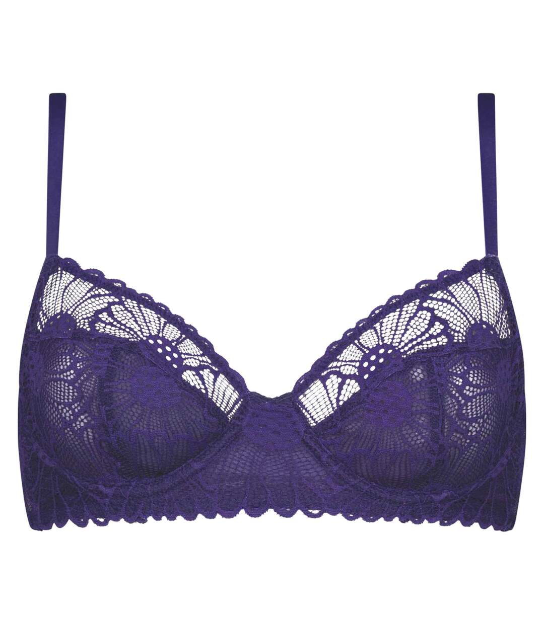 Soutien-gorge emboitant en tulle et dentelle Fais-moi une fleur-5