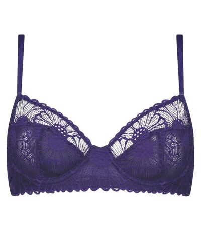 Soutien-gorge emboitant en tulle et dentelle Fais-moi une fleur