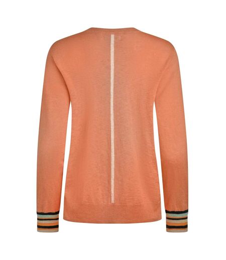 Womens/ladies kinga lightweight knitted jumper peach blossom Weird Fish