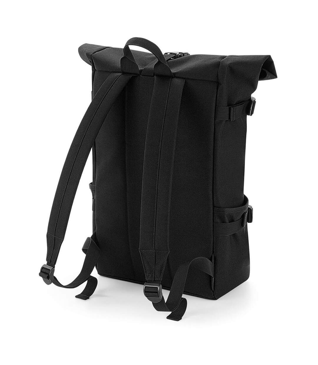 Sac à dos roll-top 22L - compartiment ordinateur - BG858 - noir