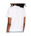 T-shirt Blanc Femme Calvin Klein Shine Badge - L